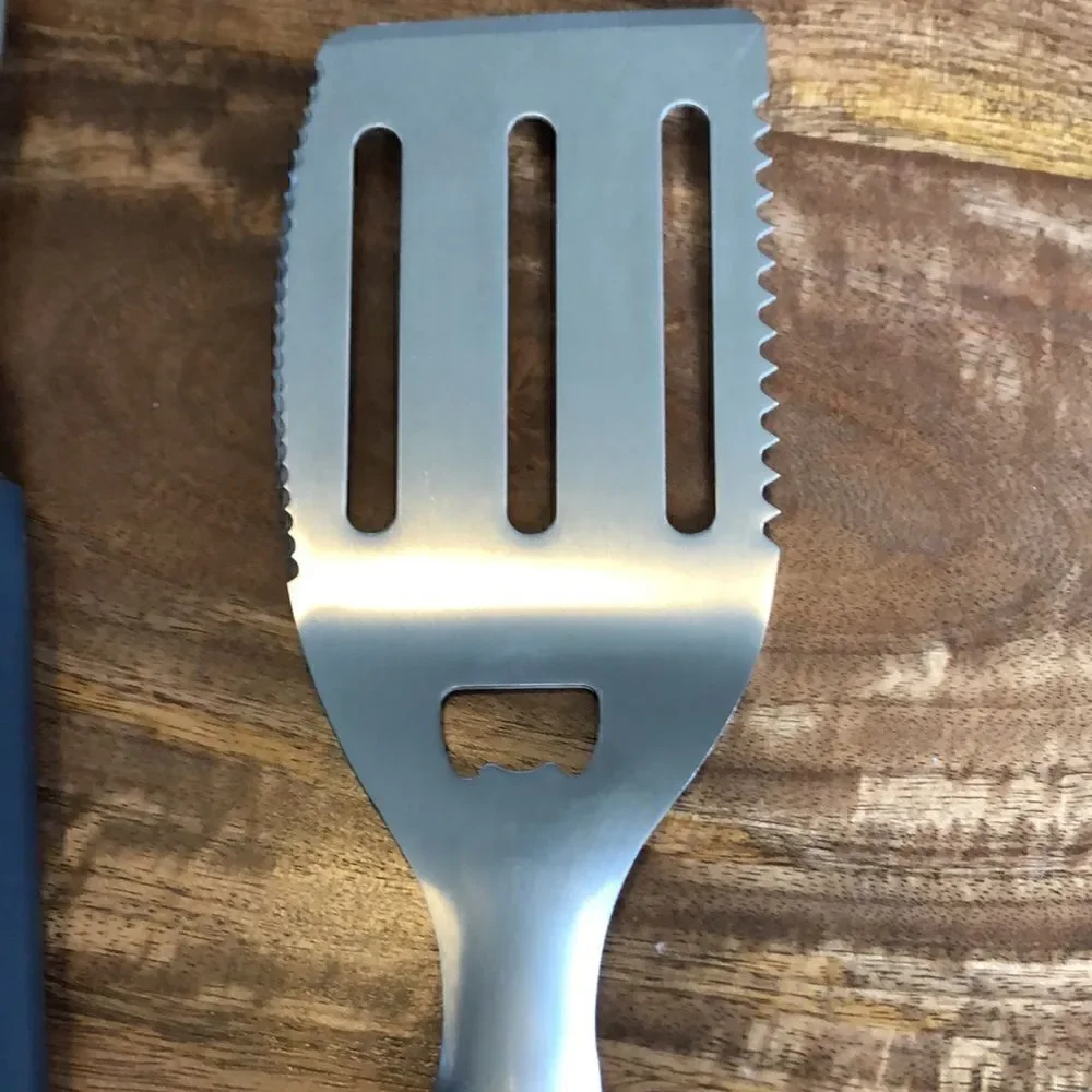Chef Robert Irvine | Black 4-Piece Barbecue Tool Set